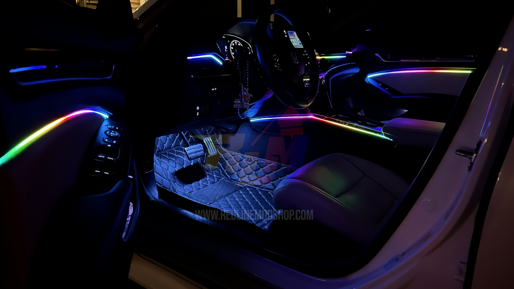 Premium Chasing LED Ambient Lighting Kit – 20-Piece Interior Car Light Set