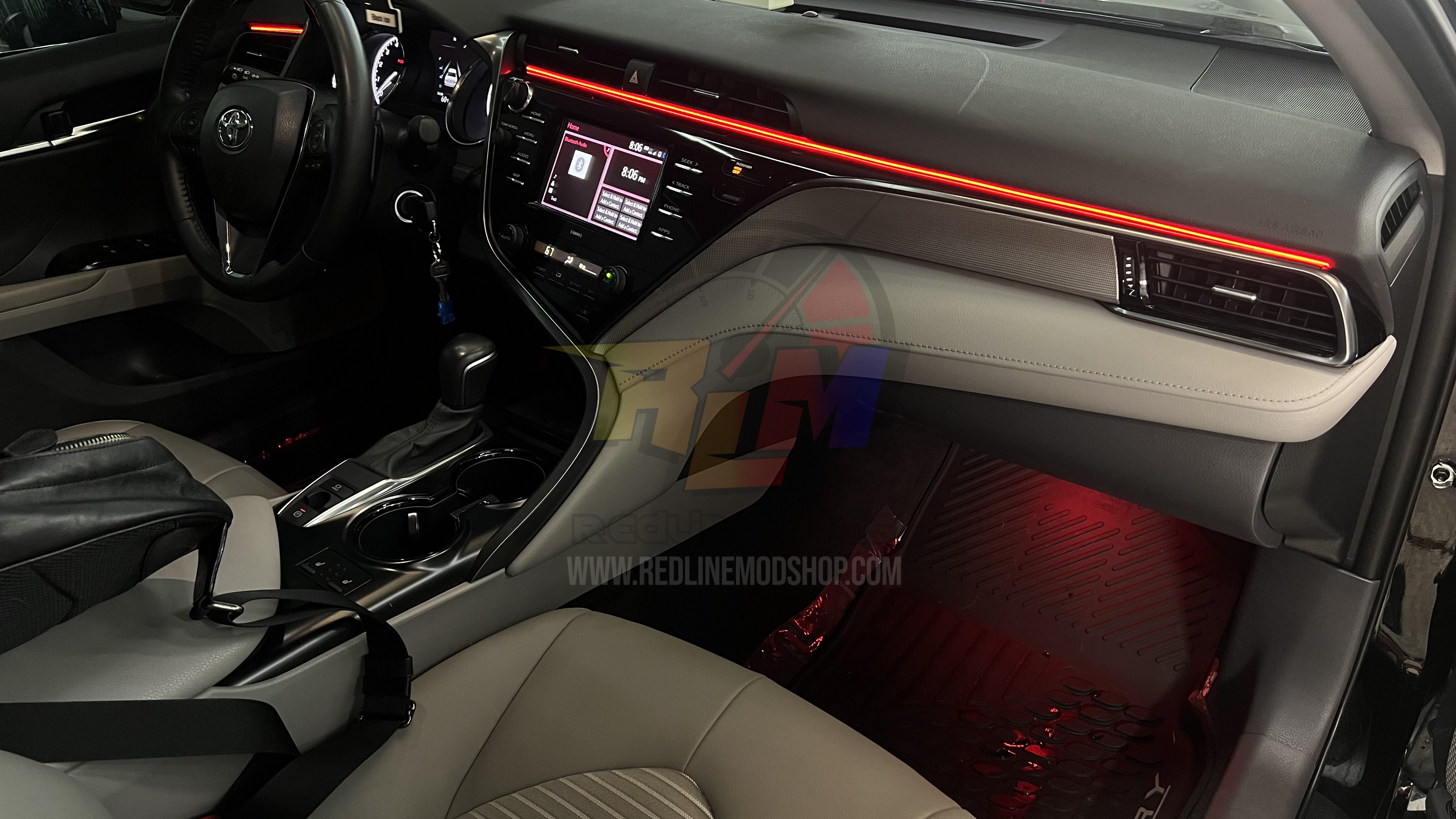 Premium Chasing LED Ambient Lighting Kit – 20-Piece Interior Car Light Set
