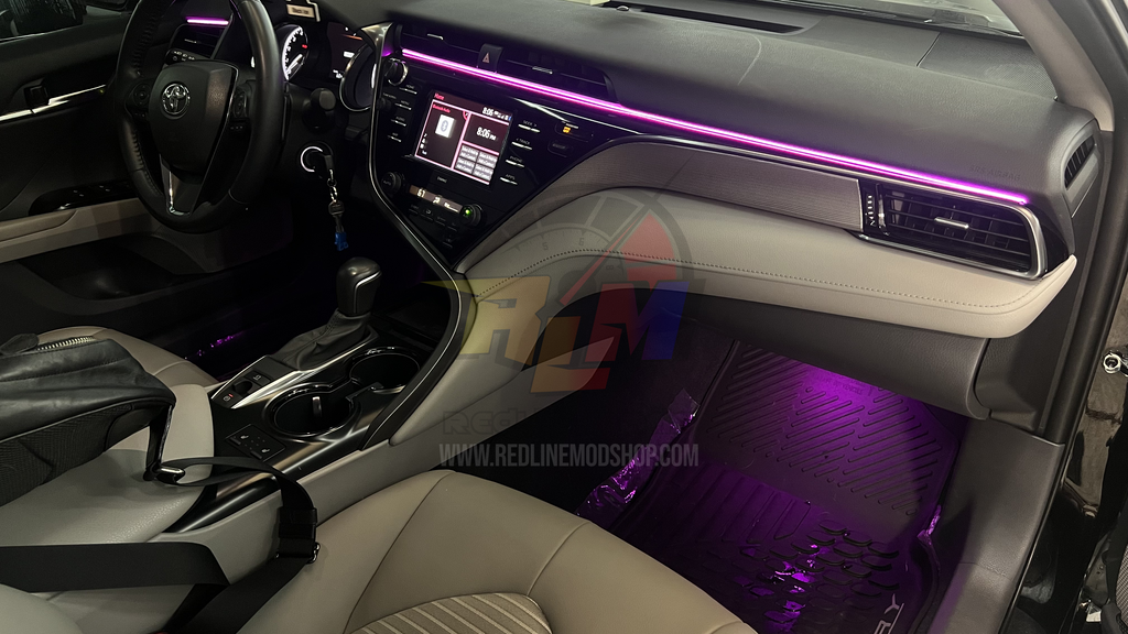 Premium Chasing LED Ambient Lighting Kit – 20-Piece Interior Car Light Set