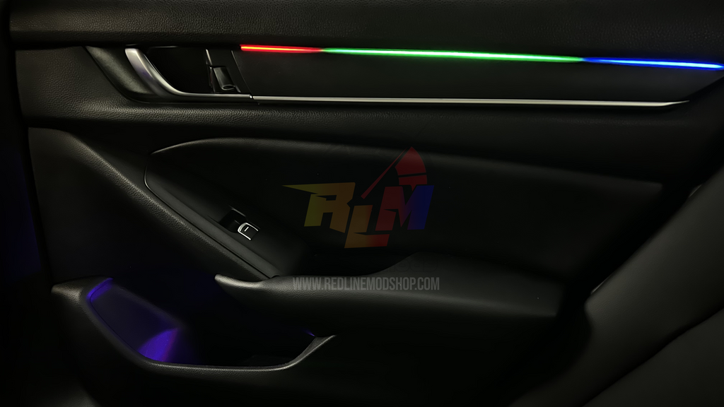 Premium Chasing LED Ambient Lighting Kit – 20-Piece Interior Car Light Set