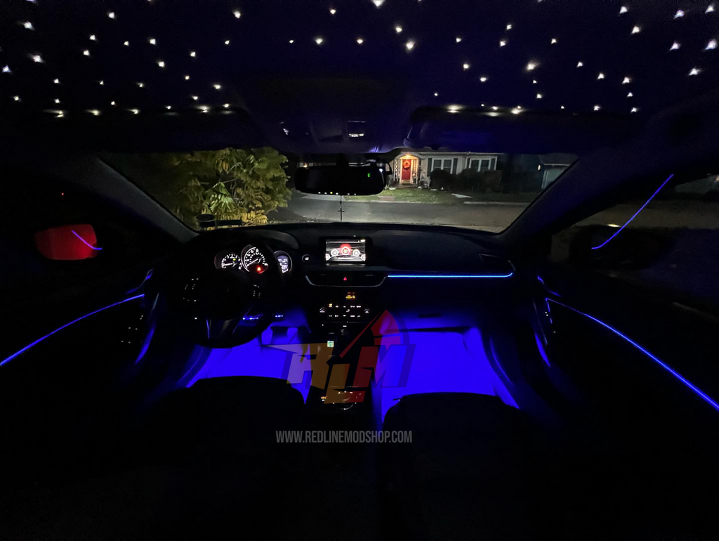 Premium Chasing LED Ambient Lighting Kit – 20-Piece Interior Car Light Set
