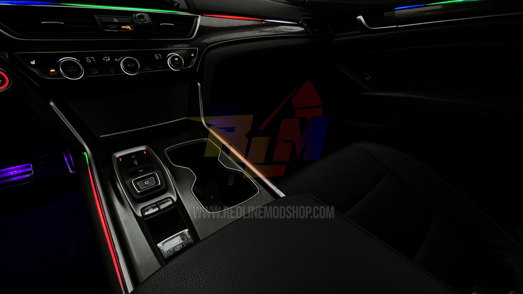 Premium Chasing LED Ambient Lighting Kit – 20-Piece Interior Car Light Set