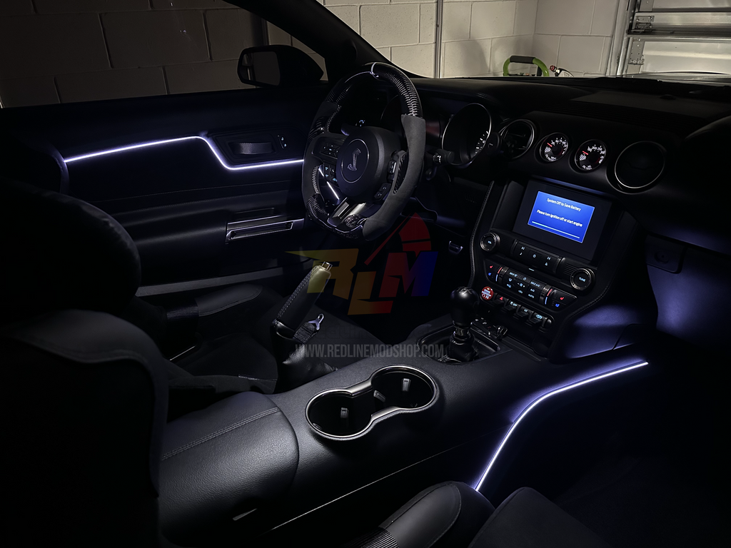 Premium Chasing LED Ambient Lighting Kit – 20-Piece Interior Car Light Set