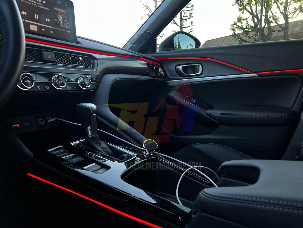 Premium Chasing LED Ambient Lighting Kit – 20-Piece Interior Car Light Set