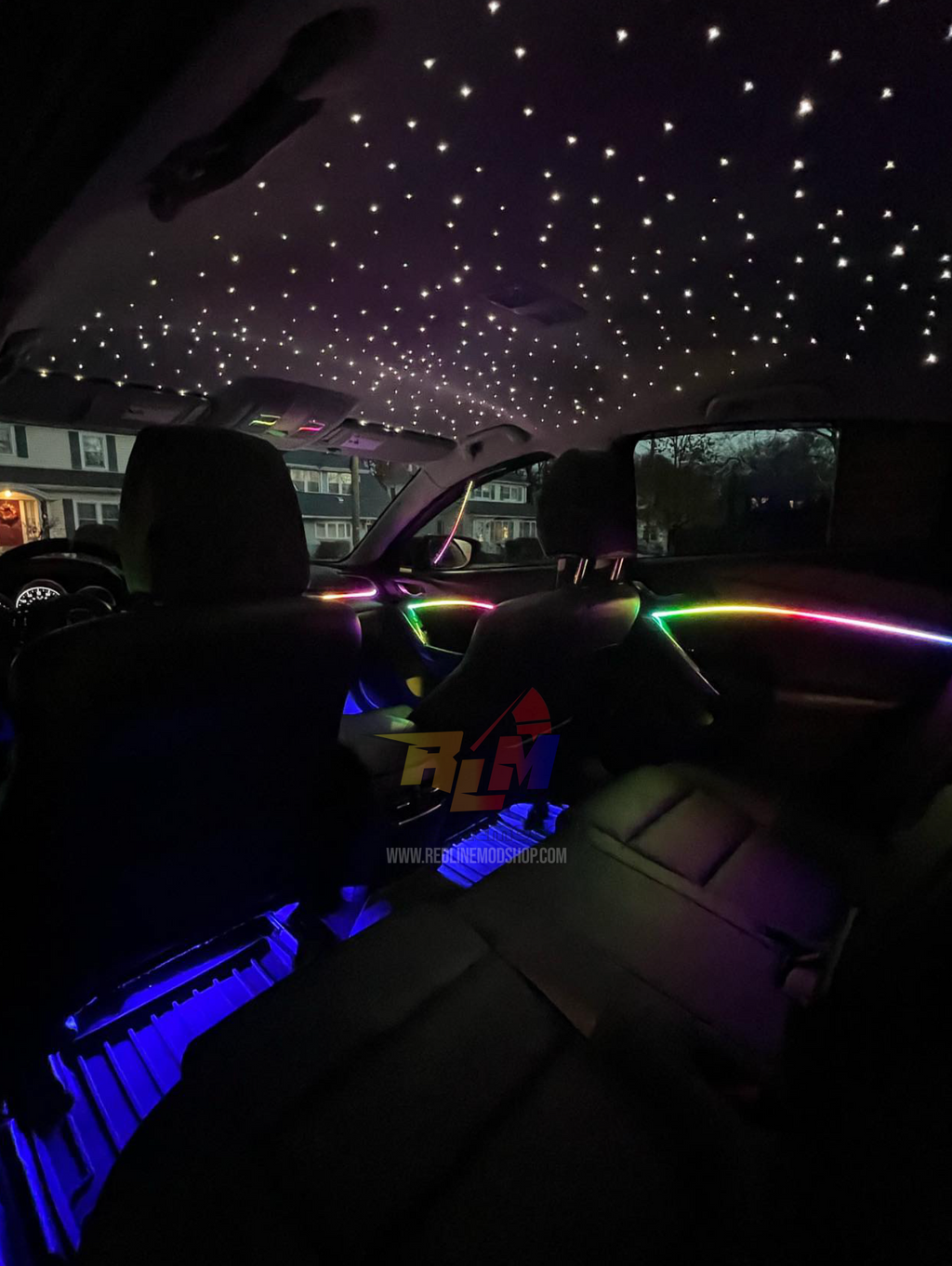 Premium Chasing LED Ambient Lighting Kit – 20-Piece Interior Car Light Set