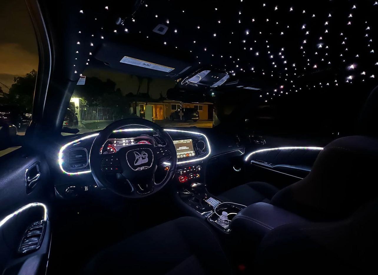 Premium Chasing LED Ambient Lighting Kit – 20-Piece Interior Car Light Set
