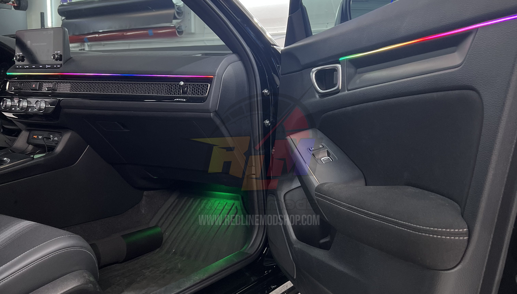 Premium Chasing LED Ambient Lighting Kit – 20-Piece Interior Car Light Set