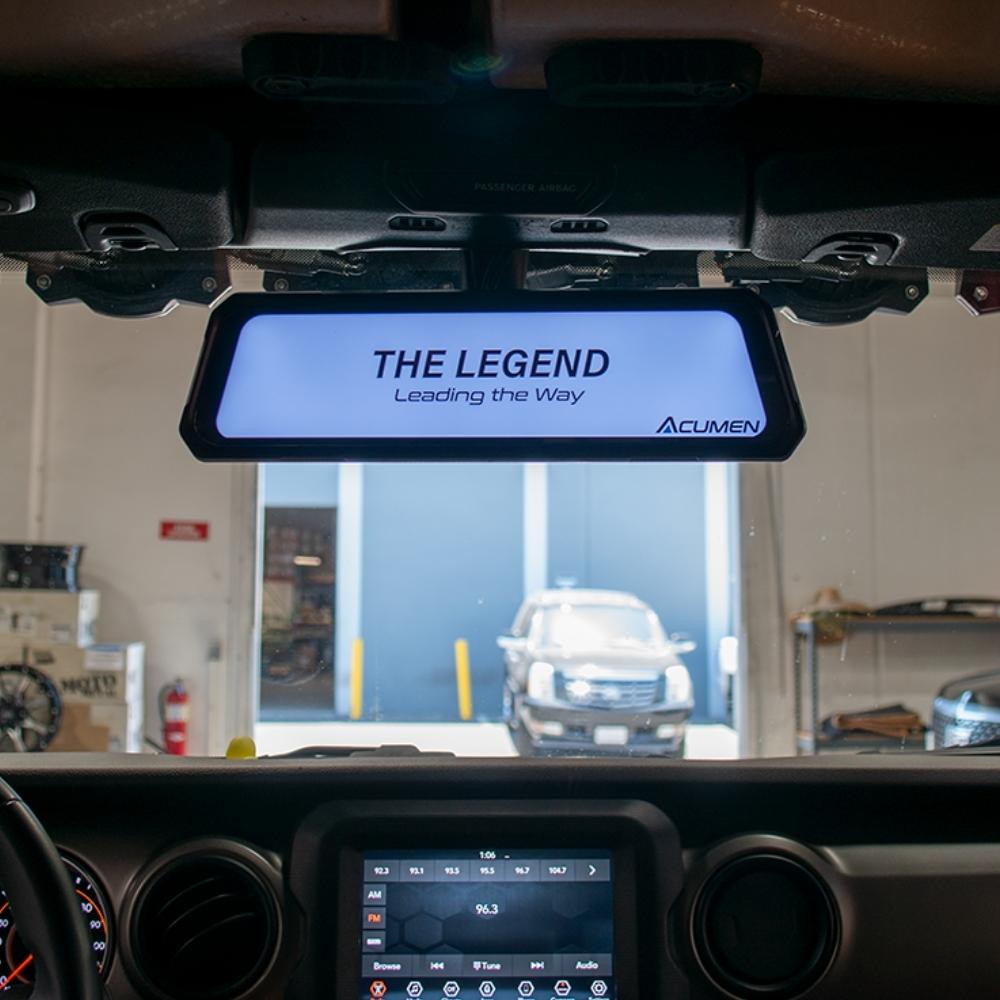 Legend 4CH Mirror Dash Cam – Quad 1080P, Night Vision & GPS