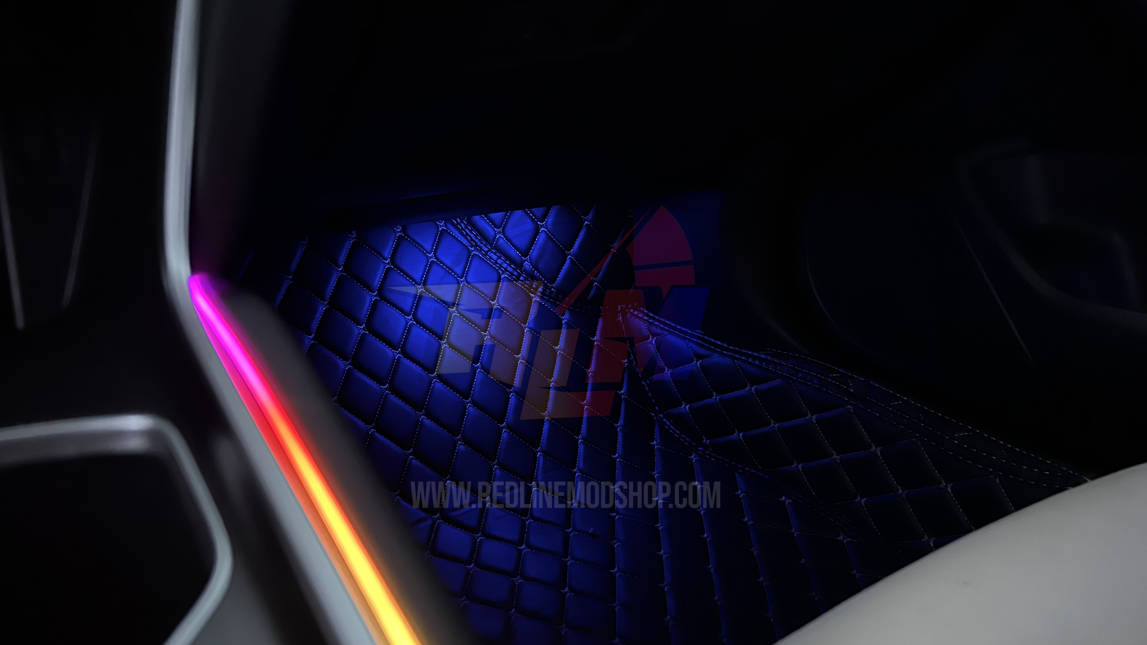 Premium Chasing LED Ambient Lighting Kit – 20-Piece Interior Car Light Set